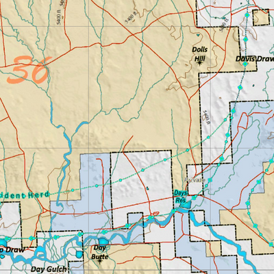 Wy Mule Deer Unit 36 Concentrations and Land Ownership Preview 2