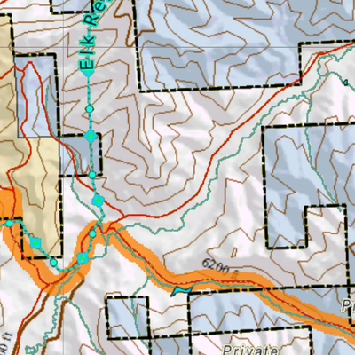 Wy Mule Deer Unit 39 Concentrations and Land Ownership Preview 3