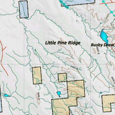 Wy Mule Deer Unit 5 Concentrations and Land Ownership Preview 2