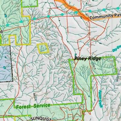 Wy Mule Deer Unit 5 Concentrations and Land Ownership Preview 3