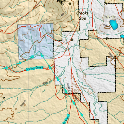 Wy Mule Deer Unit 96 Concentrations and Land Ownership Preview 2