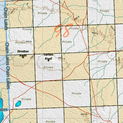 Wy Mule Deer Unit 98 Concentrations and Land Ownership Preview 2