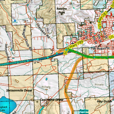 Wy Mule Deer Unit 98 Concentrations and Land Ownership Preview 3