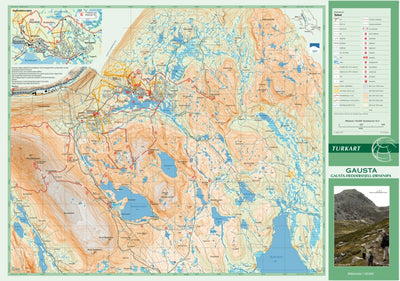 Compukort Gaustatoppen Turkort 30000 digital map