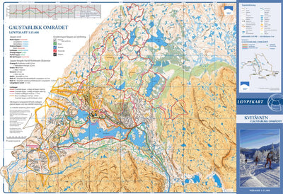 Compukort Kvitåvatn løype- og orienteringskart digital map