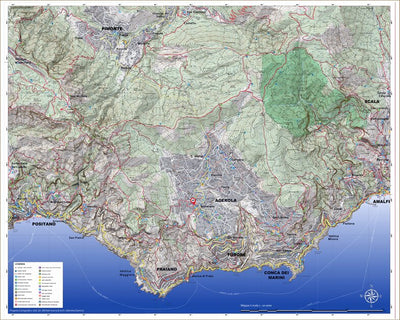 Mappa Escursionistica di Agerola Preview 1