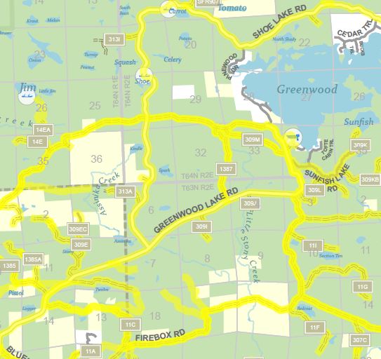 Cook County Minnesota ATV Trail Map by Cook County, Minnesota Avenza Maps