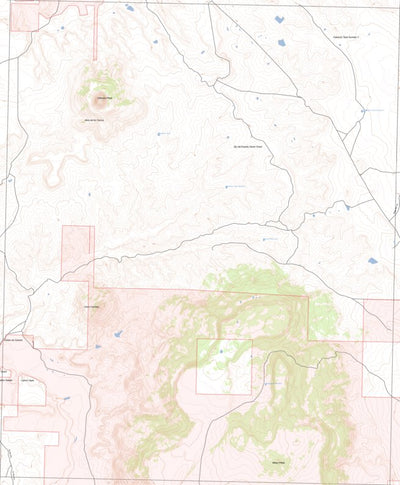 Corazon del Bosque Cabezon Peak NM digital map