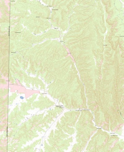 Corazon del Bosque Canada Ojitos NM digital map