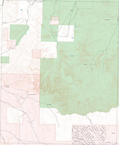 Corazon del Bosque Cerro Conejo NM digital map