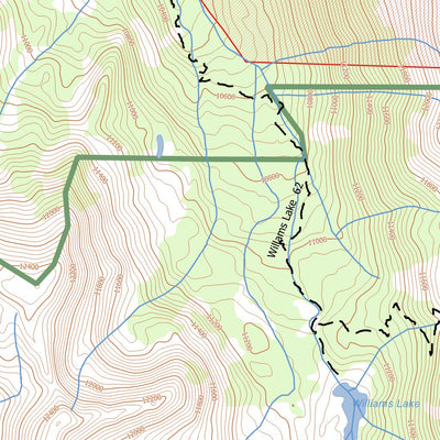 Corazon del Bosque Wheeler Peak digital map