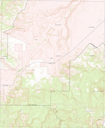 Corazon del Bosque Youngsville_NM digital map