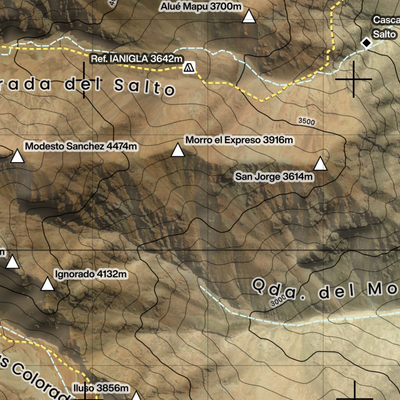 COTA MAPA CORDON DEL PLATA VALLECITOS Preview 3