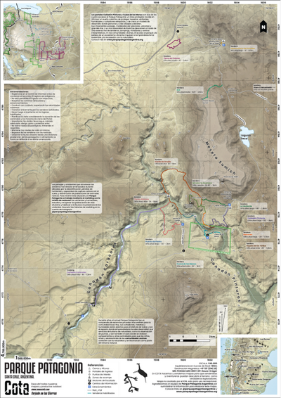 COTA MAPA PARQUE PATAGONIA SANTA CRUZ Preview 1