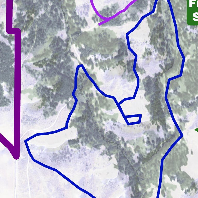 Winter Trail Map by Crazy Mountain Ranch | Avenza Maps
