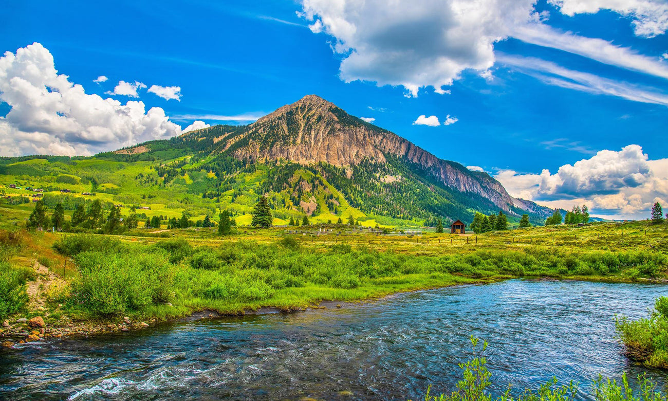  Crested Butte, Colorado, USA Landscape 