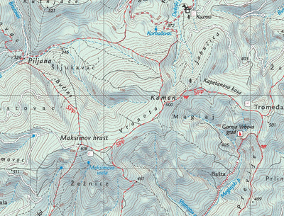 Croatian Mountain Rescue Service - HGSS Babja gora digital map