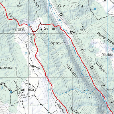 Croatian Mountain Rescue Service - HGSS Bile - Bogodol - Goranci digital map