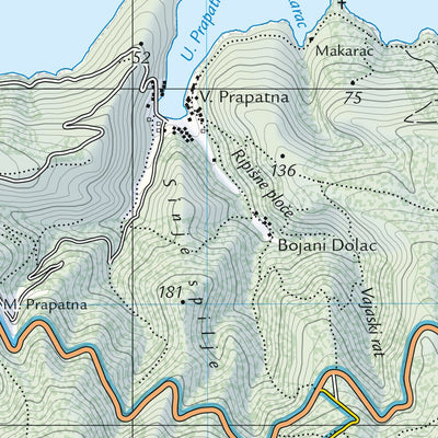 Croatian Mountain Rescue Service - HGSS Hvar Island 2020 digital map