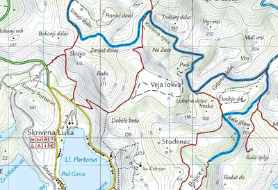Croatian Mountain Rescue Service - HGSS Lastovo digital map