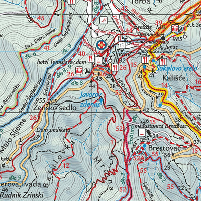 Croatian Mountain Rescue Service - HGSS Medvednica digital map