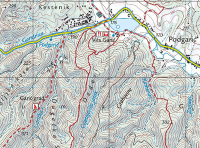 Croatian Mountain Rescue Service - HGSS Moslavačka gora digital map