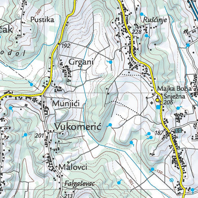 Croatian Mountain Rescue Service - HGSS Vukomeričke gorice digital map