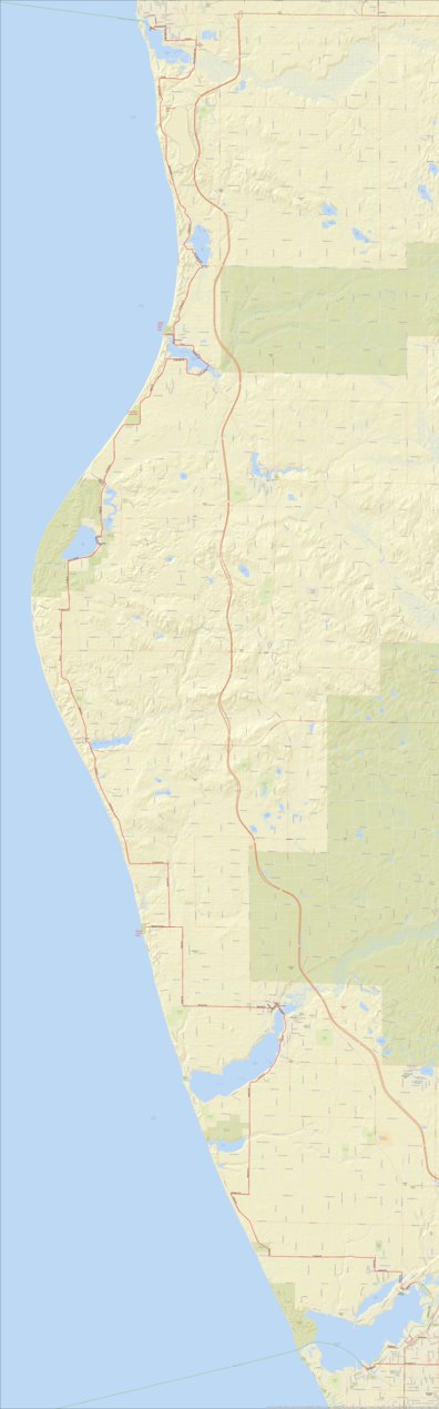 Crossover Ventures LLC Lake Michigan Shoreline Bike Tour digital map