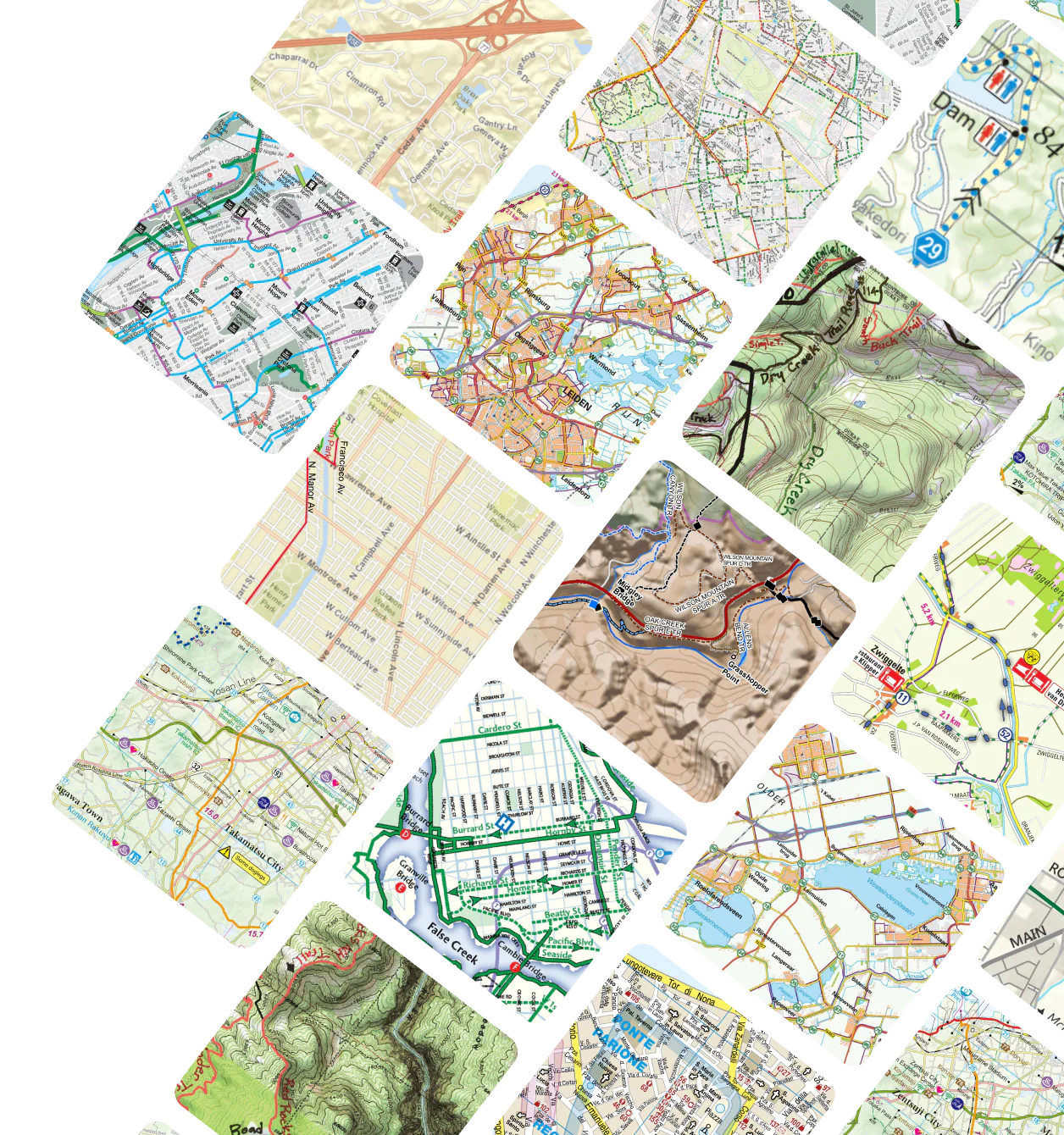 Ventza Map Cycling | Avenza Maps
