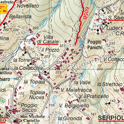 D.R.E.Am. Italia Carta Escursionistica di Monte Morello 2024 digital map