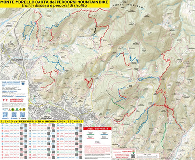 D.R.E.Am. Italia Monte Morello Percorsi MTB 2023 digital map