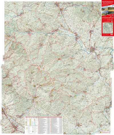 D.R.E.Am. Italia PRATOMAGNO Carta dei Sentieri digital map