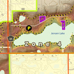 Lebanon Hills Regional Park - Deer Hunt Map - Topo Preview 2