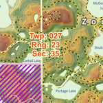 Lebanon Hills Regional Park - Deer Hunt Map - Topo Preview 3
