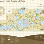 Dakota County, Minnesota Lebanon Hills Regional Park (East) - All Season Sign - USNG digital map