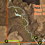 Miesville Ravine Park Reserve - Deer Hunt Map - Aerial Photo Preview 3