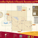 Dakota County, Minnesota Vermillion Highlands: A Research, Recreation and WMA - All Season Sign - USNG digital map