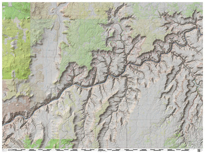 DaveNally #5 Grand Canyon River Rafting & Canyoneering Miles 149 to 188 digital map