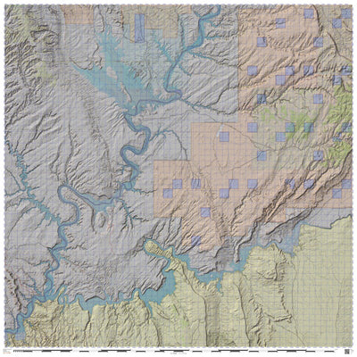 DaveNally Lake Powell Central Glen Canyon NRA digital map
