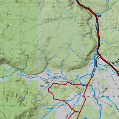 DaveNally West Yellowstone National Park digital map