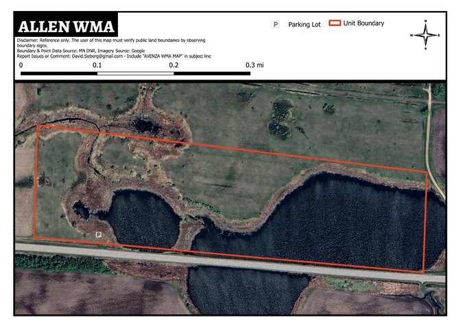 Allen WMA Map by DavidSieberg | Avenza Maps