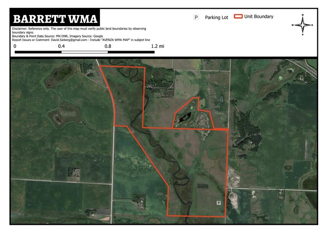 Barrett WMA Map by DavidSieberg | Avenza Maps