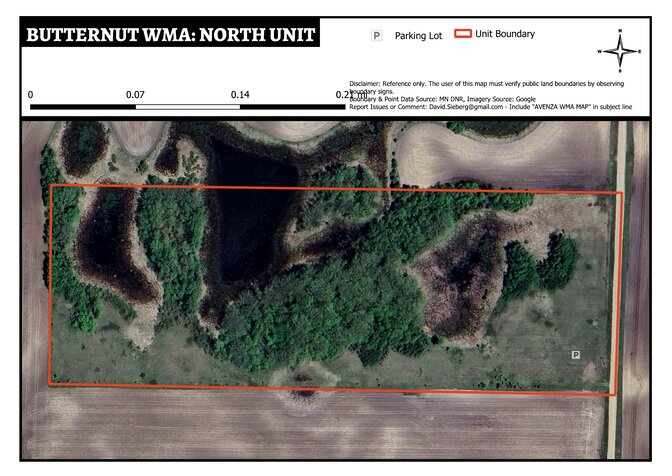Butternut WMA - North Unit Map by DavidSieberg | Avenza Maps