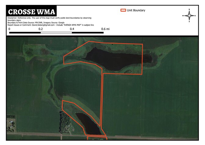 Crosse WMA Map by DavidSieberg | Avenza Maps