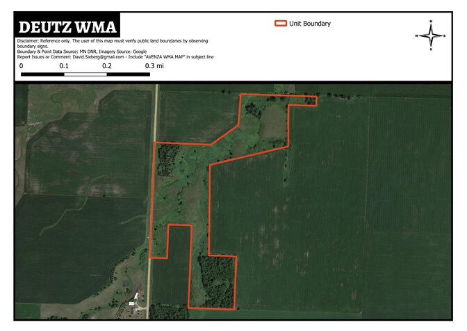 Deutz WMA Map by DavidSieberg | Avenza Maps