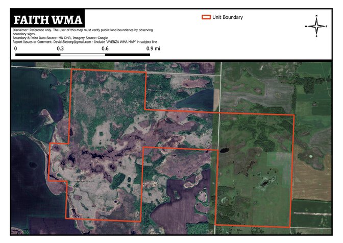 Faith WMA Map by DavidSieberg | Avenza Maps