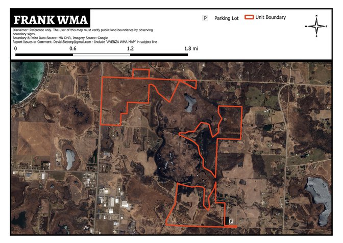 Frank WMA Map by DavidSieberg | Avenza Maps