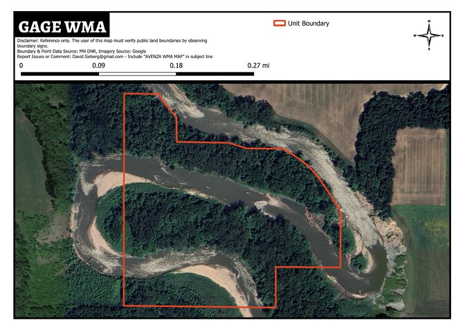 Gage WMA Map by DavidSieberg | Avenza Maps