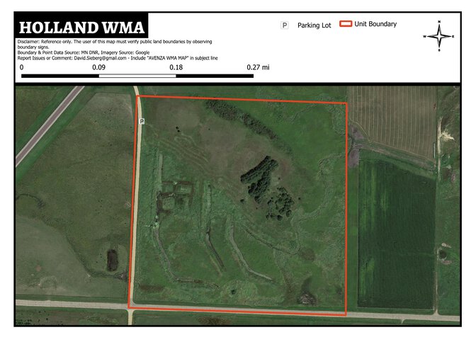 Holland WMA Map by DavidSieberg | Avenza Maps
