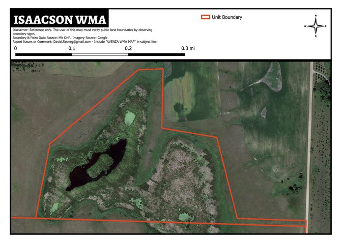 Isaacson WMA Map by DavidSieberg | Avenza Maps